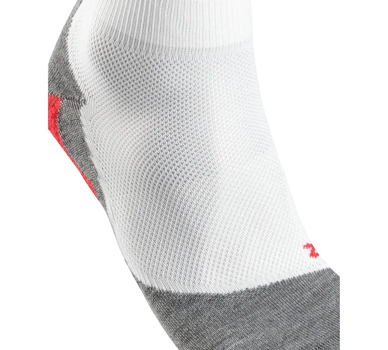 Falke RU 5 Race Korte Hardloopsokken Wit/Grijs Heren