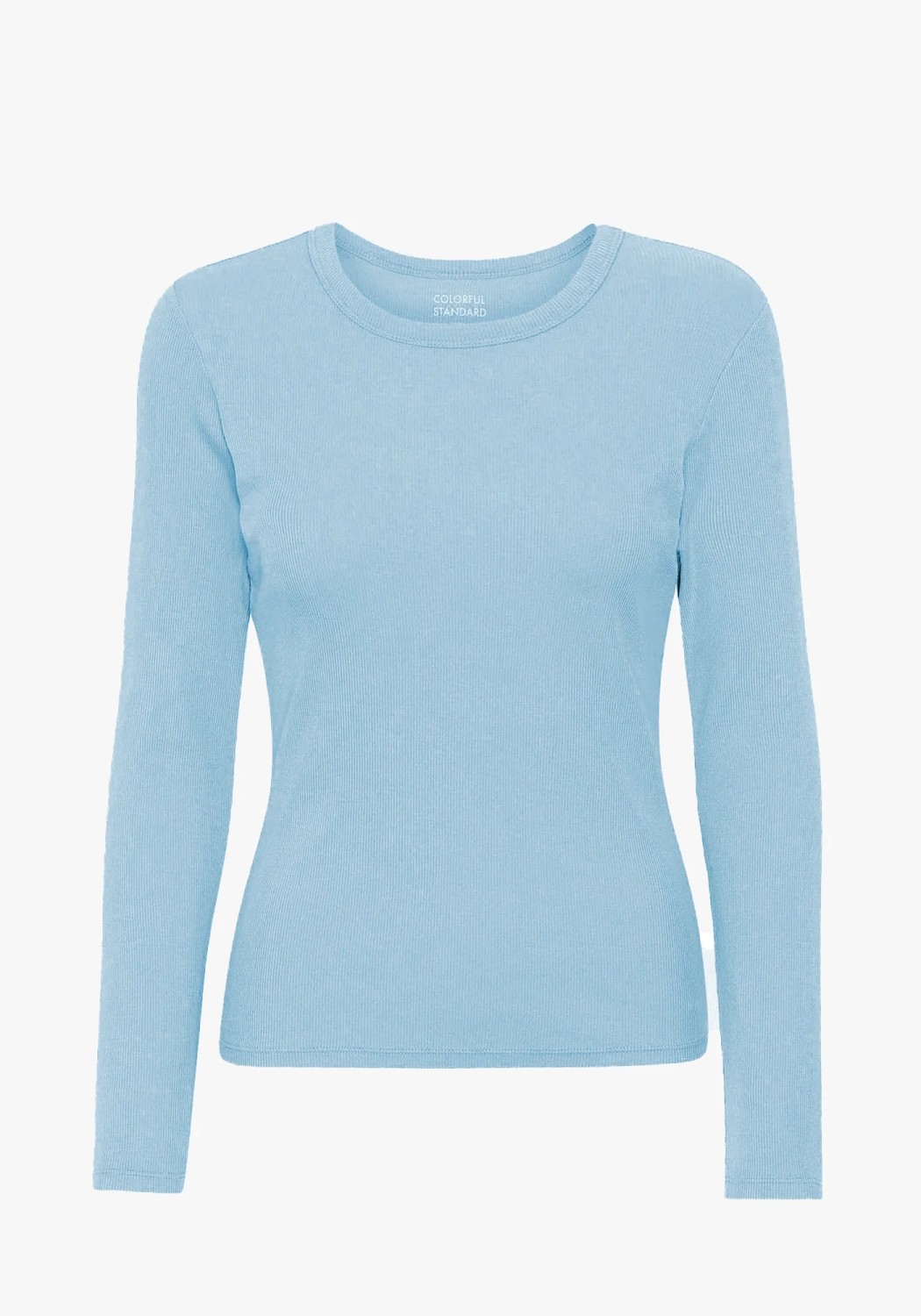 Colorful Standard Damen-Longsleeve Rib Seaside Blue