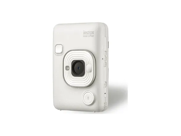 Fujifilm Instax Mini LiPlay - Digitalkamera - kompakt med hurtigfotoprinter - Bluetooth - diset hvid