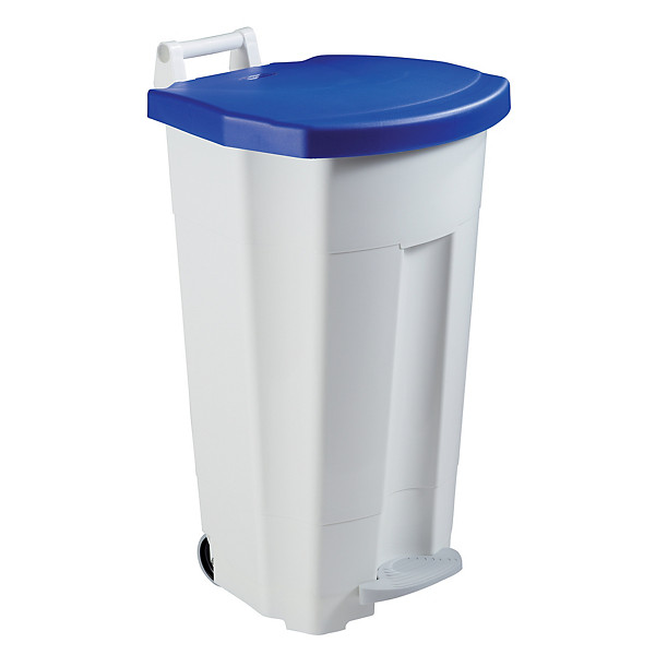 Collecteur bleu à pédale 90 L Rossignol
