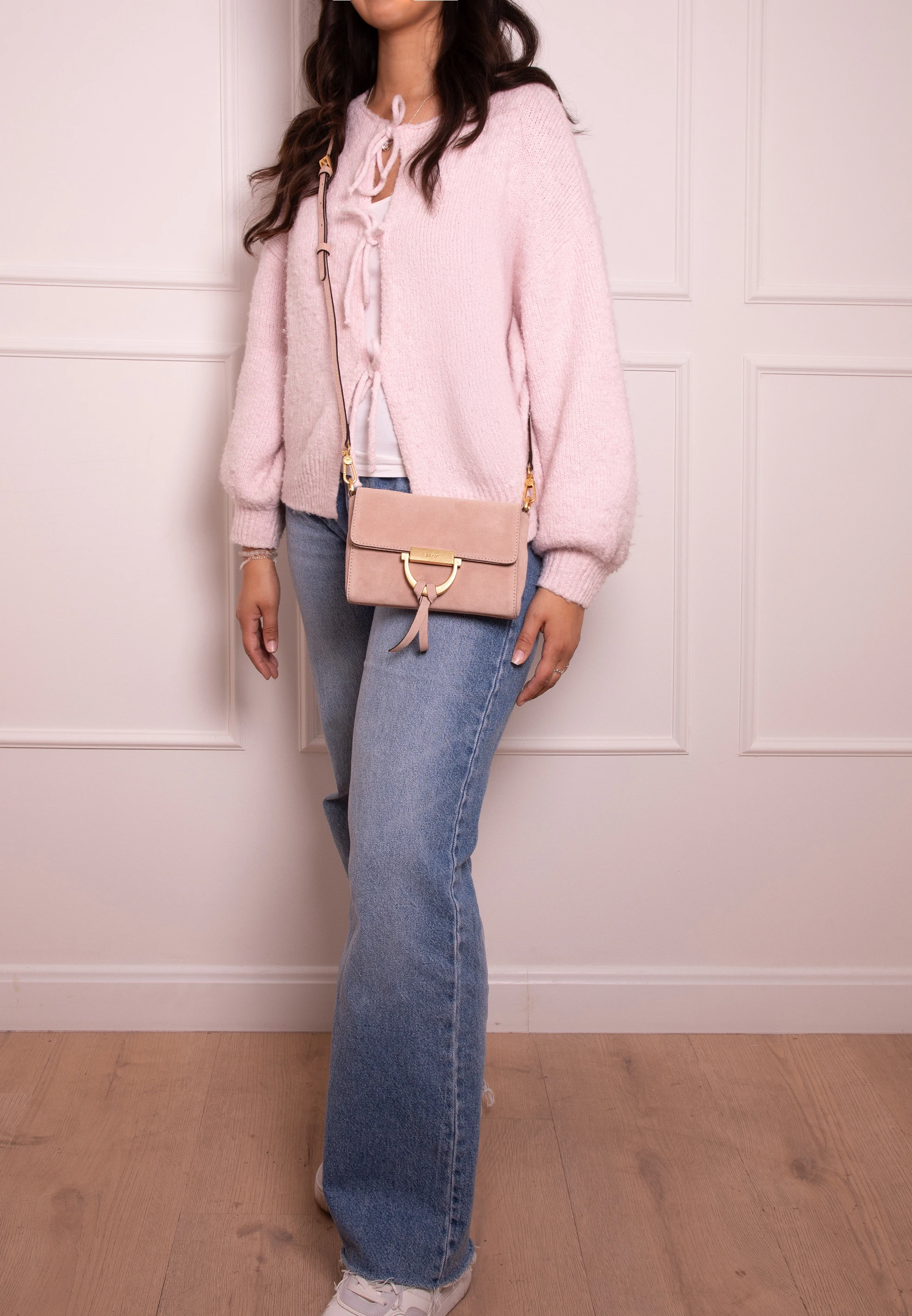 Shoulder bag TEMI Leather Suede Standard