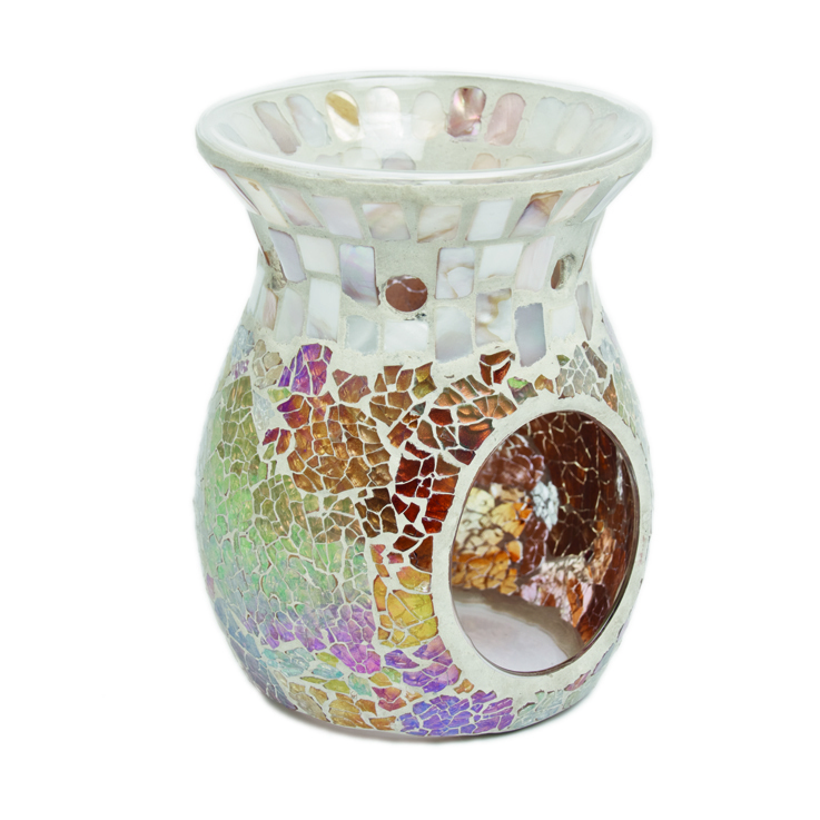 Heart & Home Geurwax Brander Mozaïek Ivoor 1st