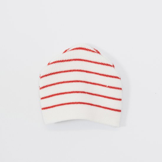 Bonnet rayé Petits Marins   Ecru/rouge        3 mois   de               La Manufacture de Layette