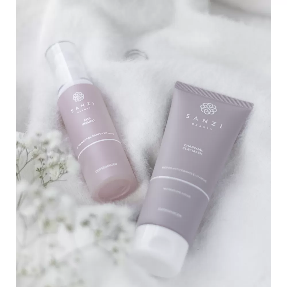 Sanzi Beauty Charcoal Clay Mask - 100 ml.