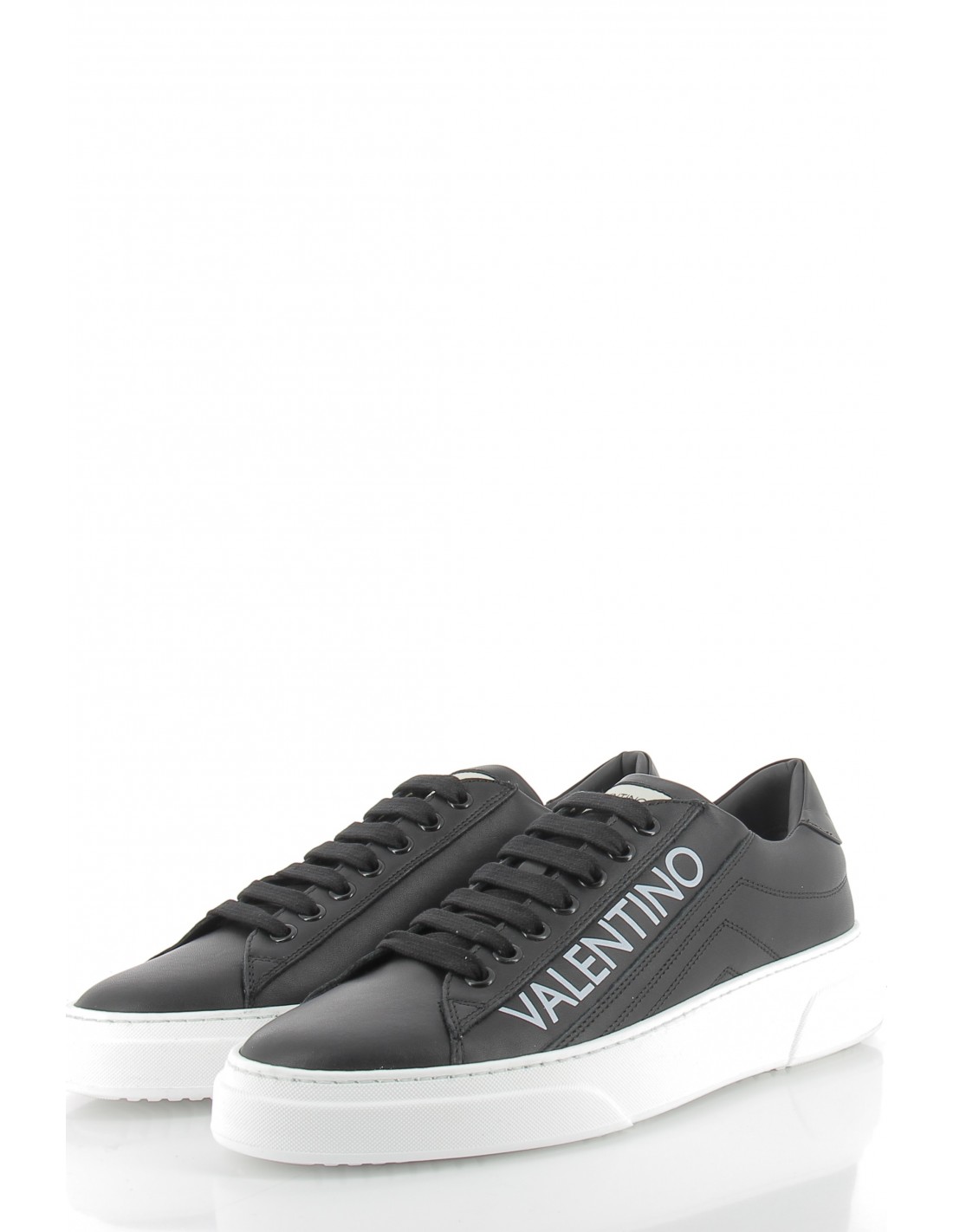 valentino Baskets de ville homme stan summer cuir noir