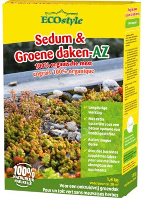 Ecostyle organische mest sedum & groene daken AZ 1,6 kg