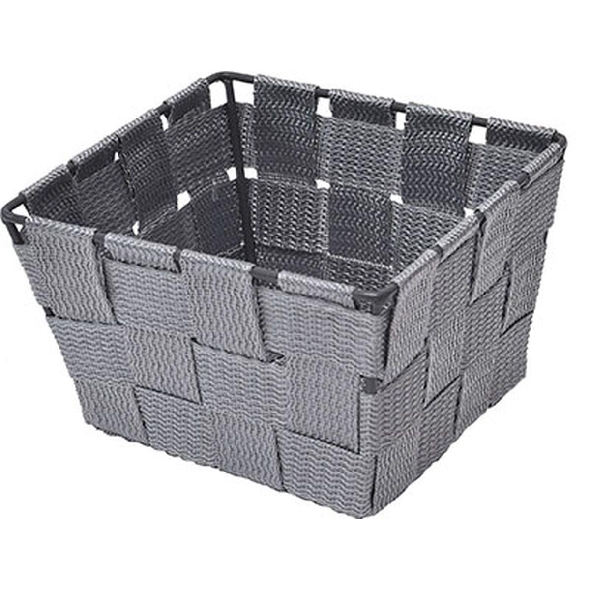 PANIER POLYESTER GRIS