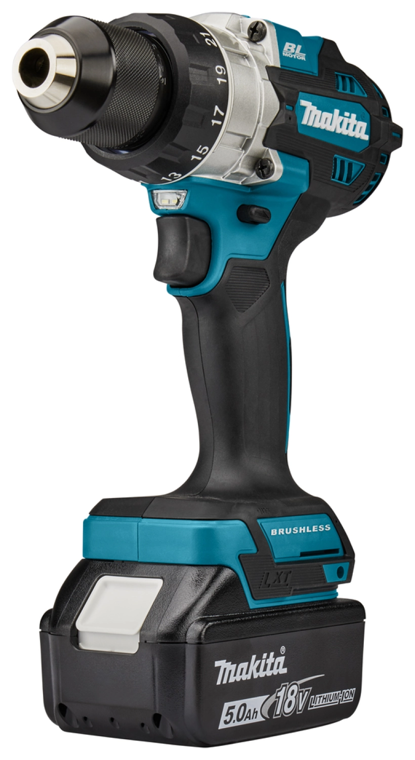 Makita DDF486RTJ LXT 18V Li-Ion accu boor-/schroefmachine set (2x 5,0Ah) in Mbox - 12Nm - koolborstelloos