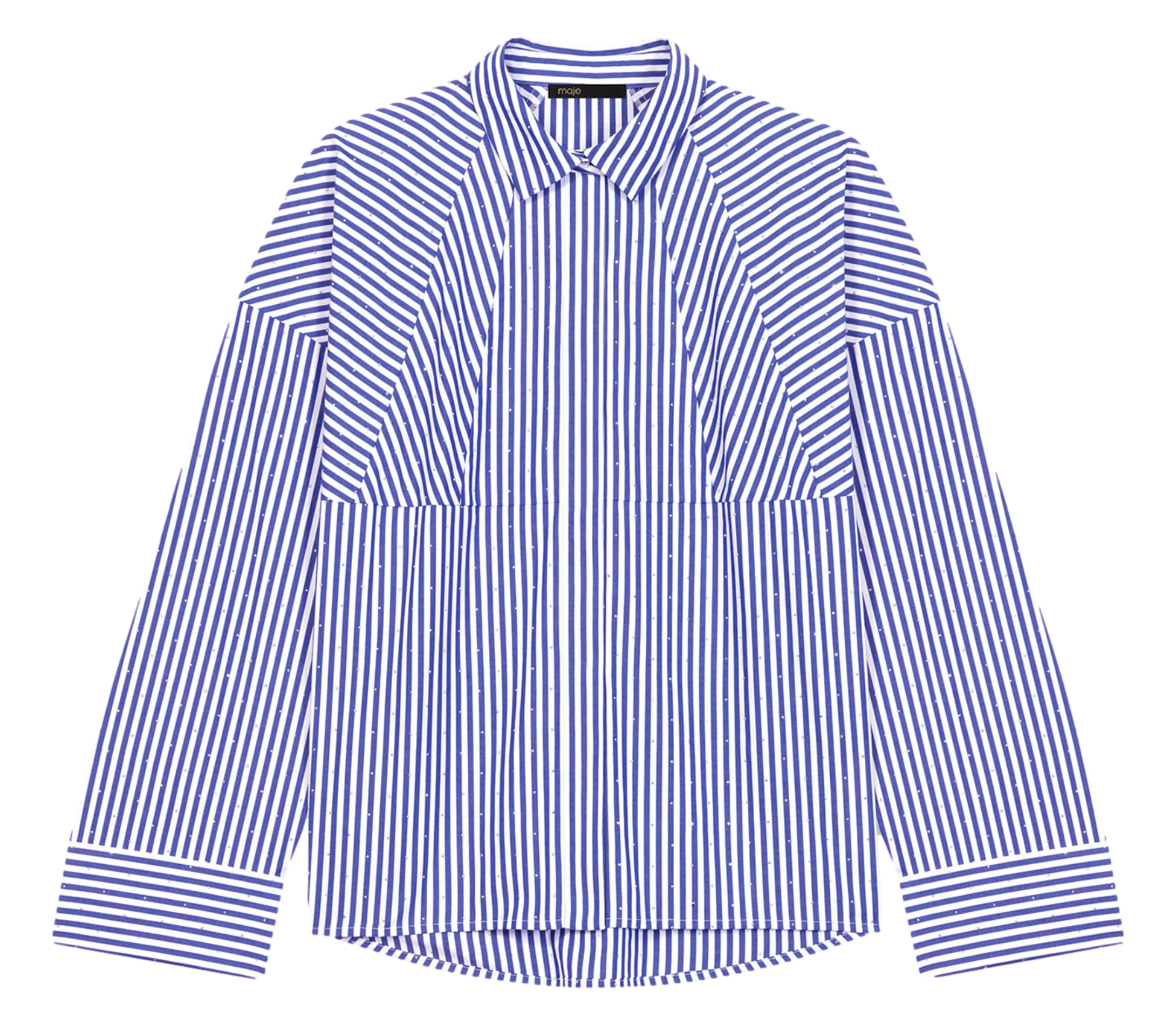 Chemise col classique en coton | Multicolore