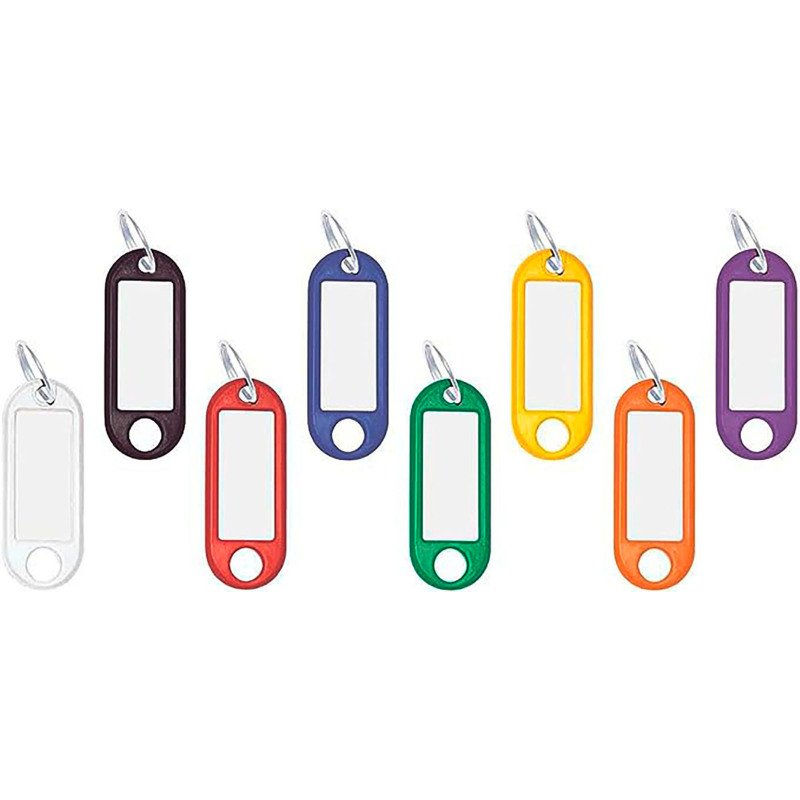 Porte-clés avec anneau Wedo - Boîte présentoir de 200