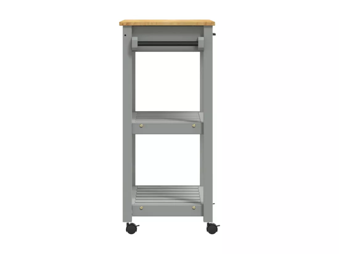 Chariot de cuisine MONZA 60x40x90 cm bois massif de pin
