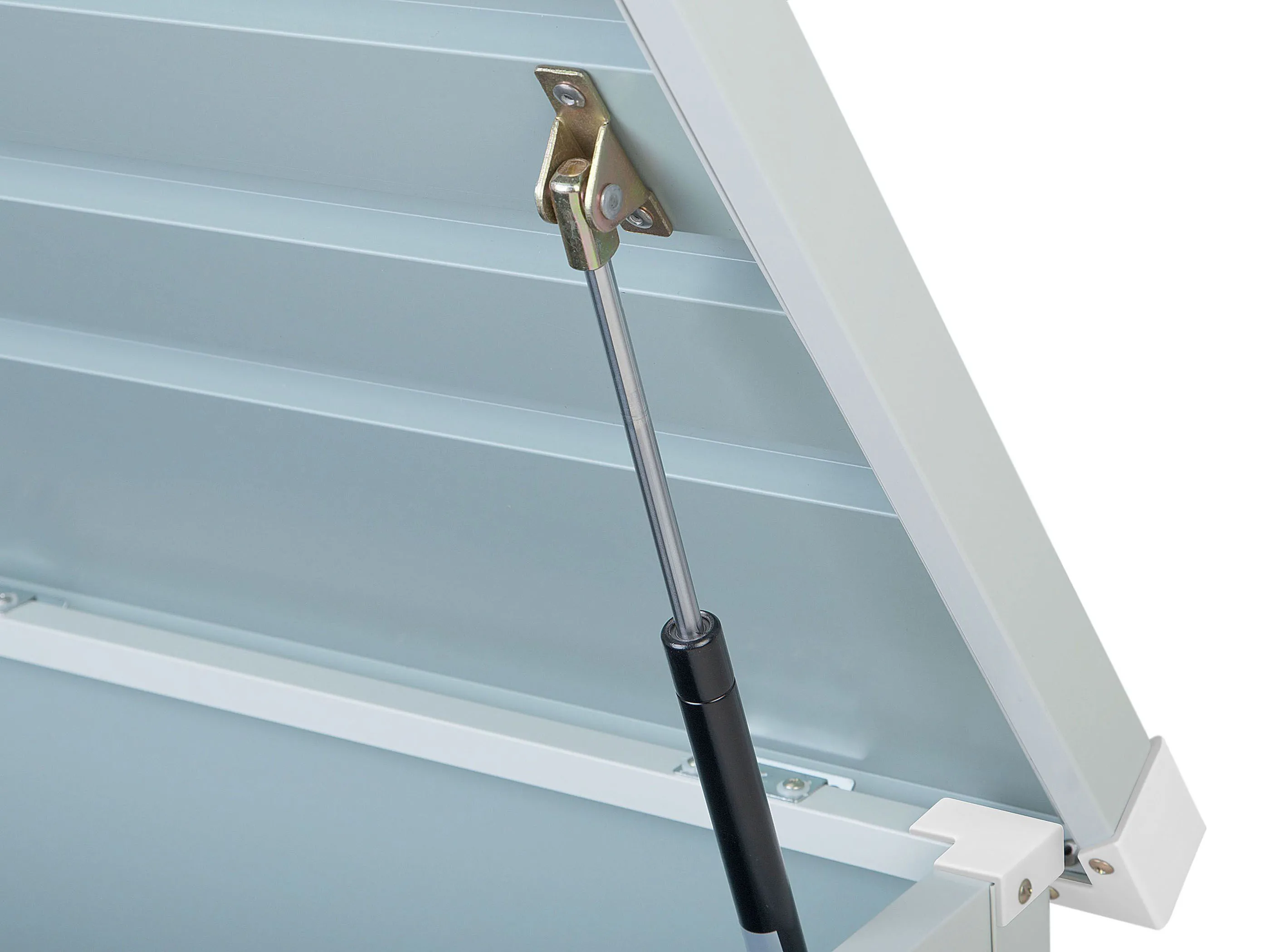 Kussenbox CEBROSA 100 cm 62 cm Lichtgrijs