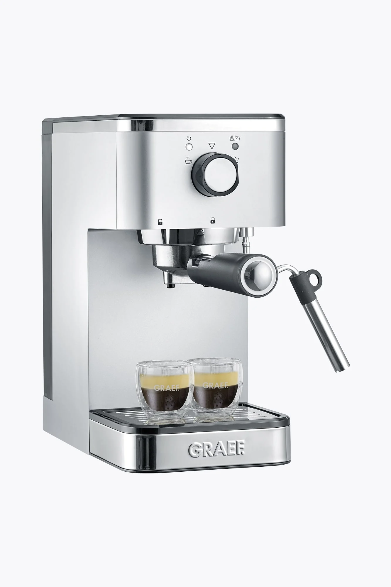 Graef Espressomaschine Salita ES400EU, Silber