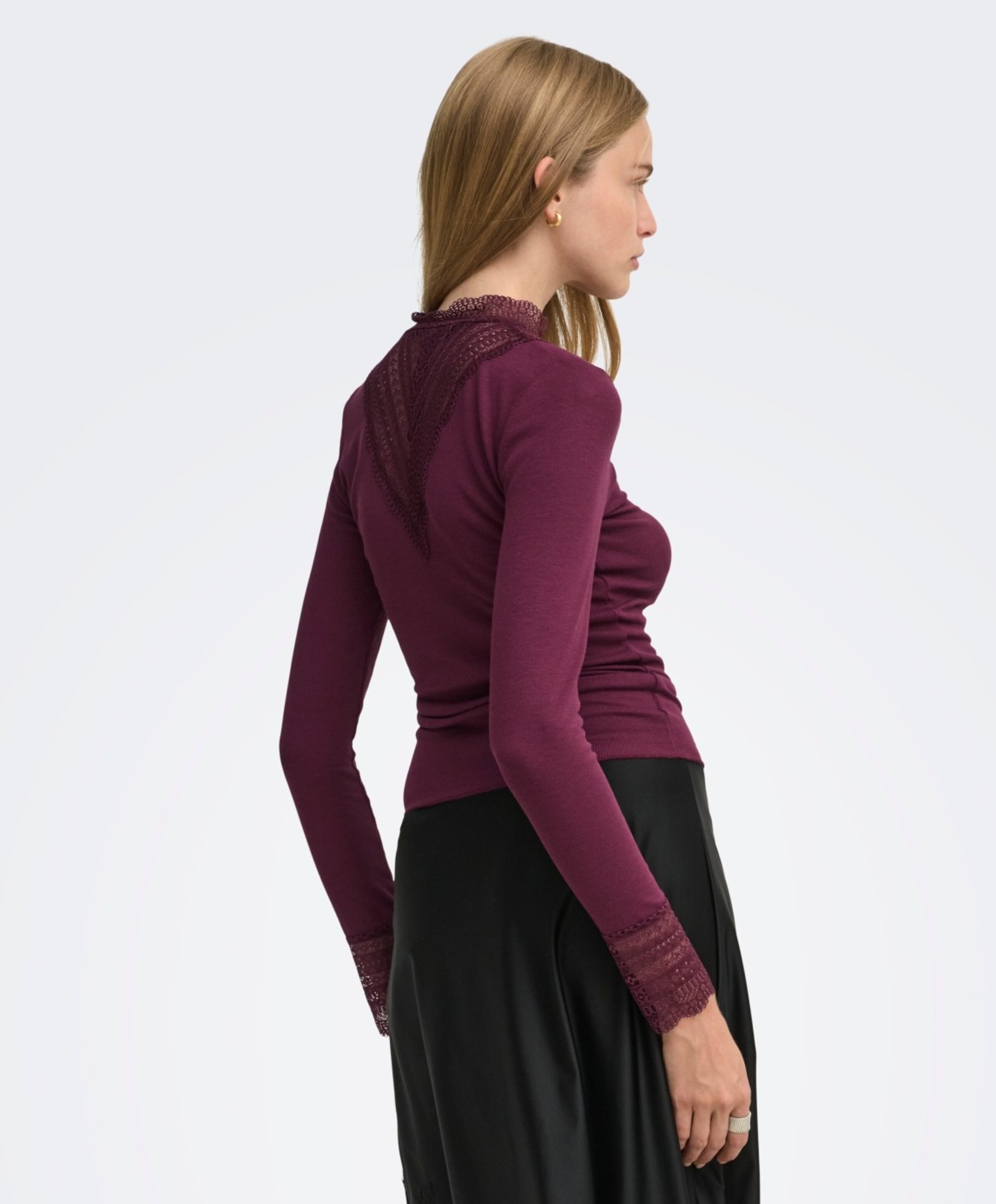 Only Dames longsleeve rood