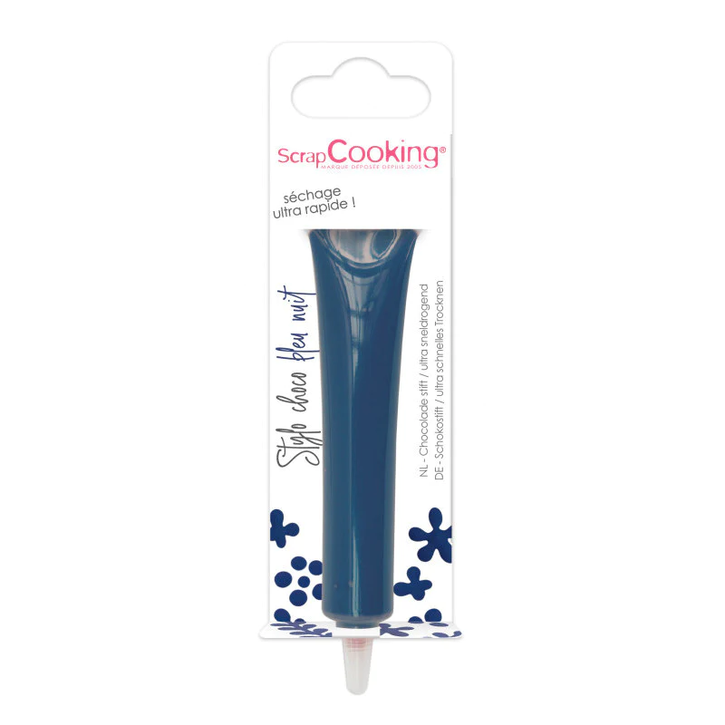 Stylo goût chocolat bleu nuit 25g Scrapcooking