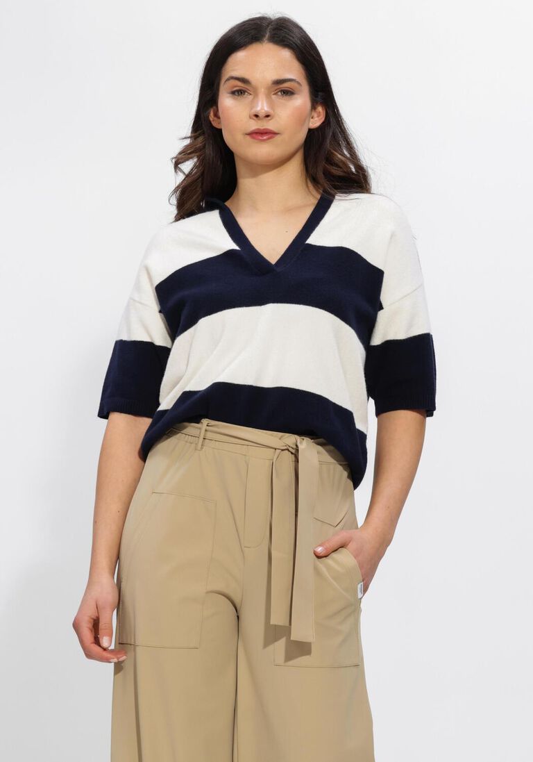 blauwe penn & ink tops & t-shirts jumper stripe