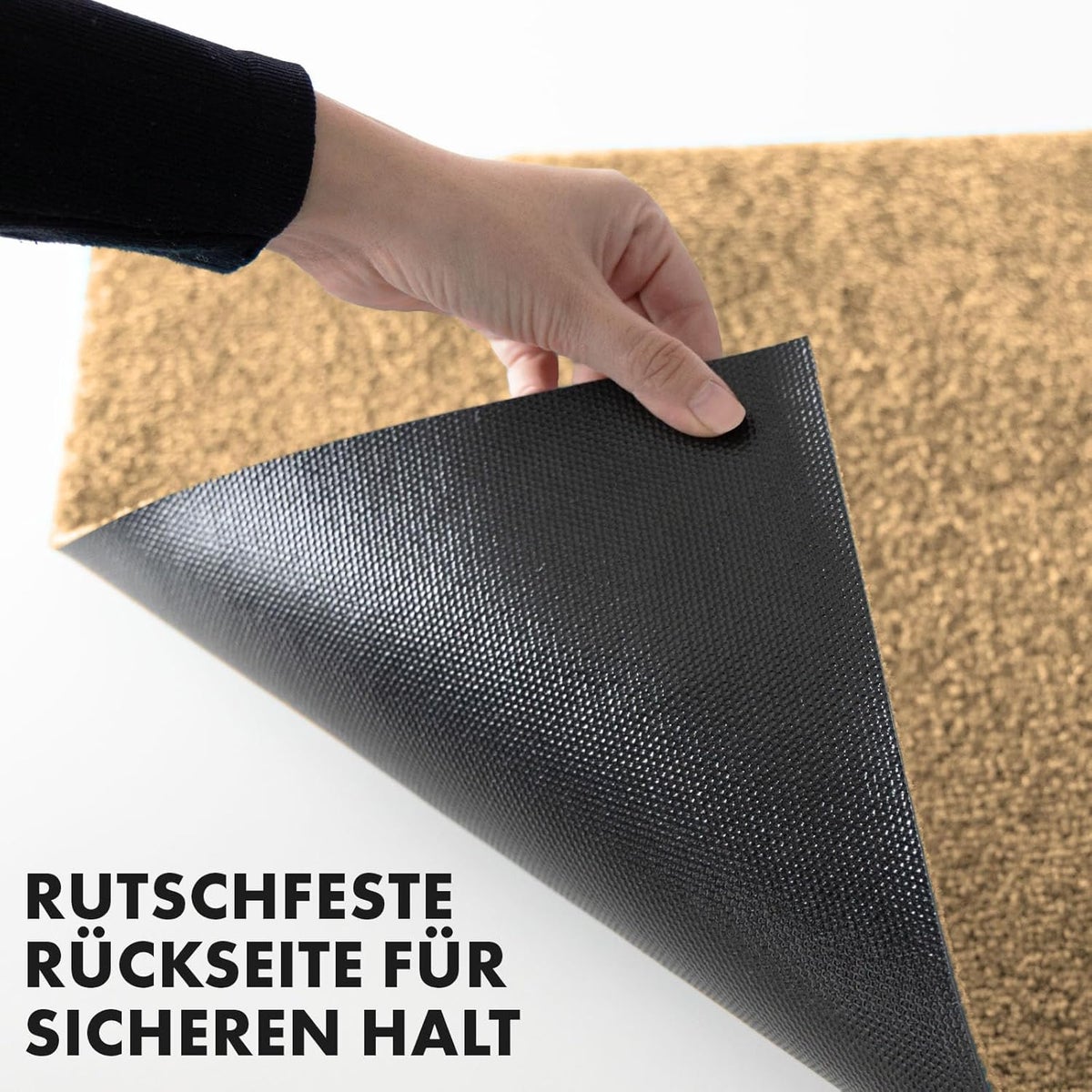 Deurmat Domenico - Stijlvolle en praktische vuilopvangmat - Verkrijgbaar in talloze aantrekkelijke kleuren - Beige / 50 x 80 cm