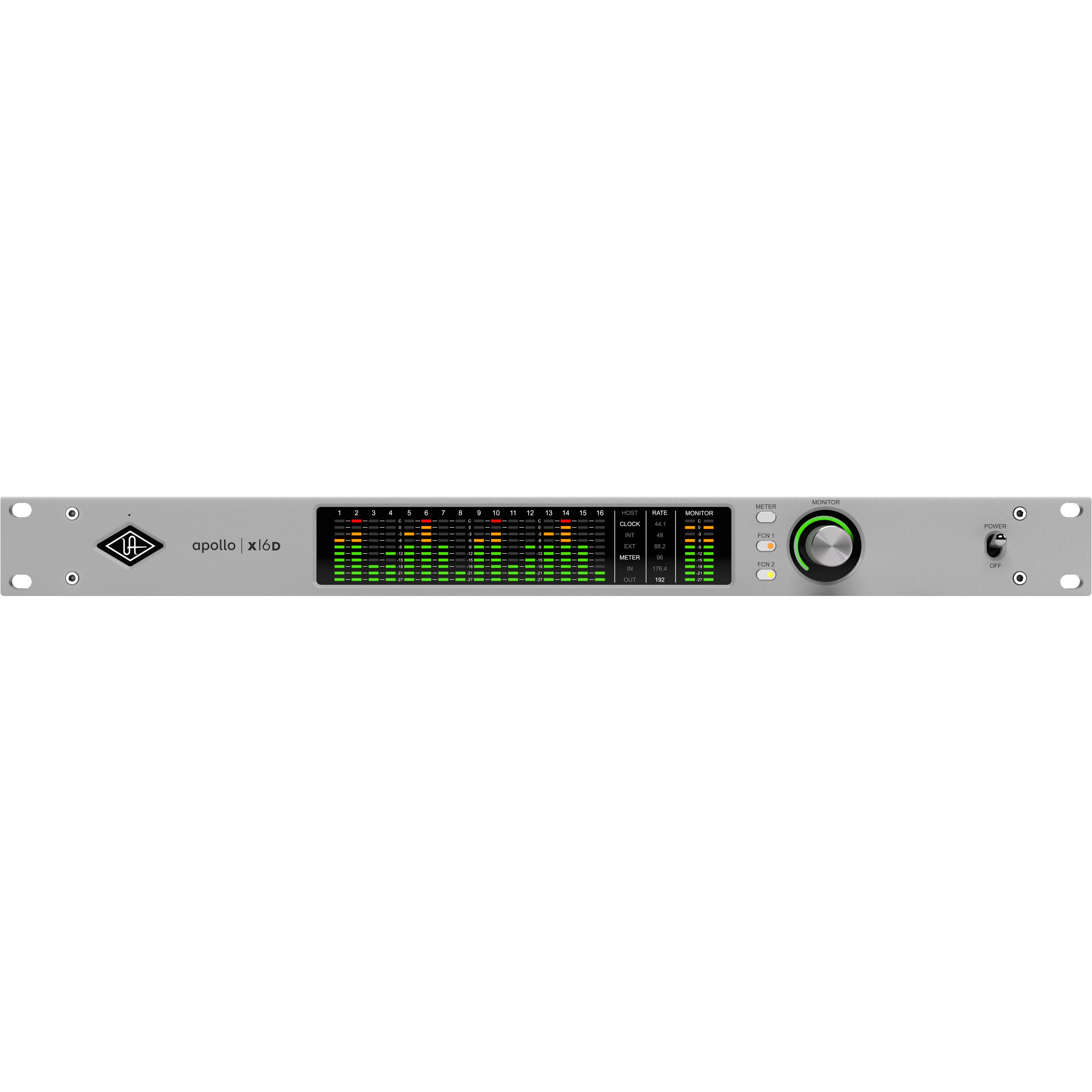 Universal Audio Apollo x16D Essentials Thunderbolt 3 rack audio interface