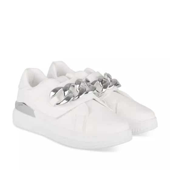Baskets BLANC LOVELY SKULL