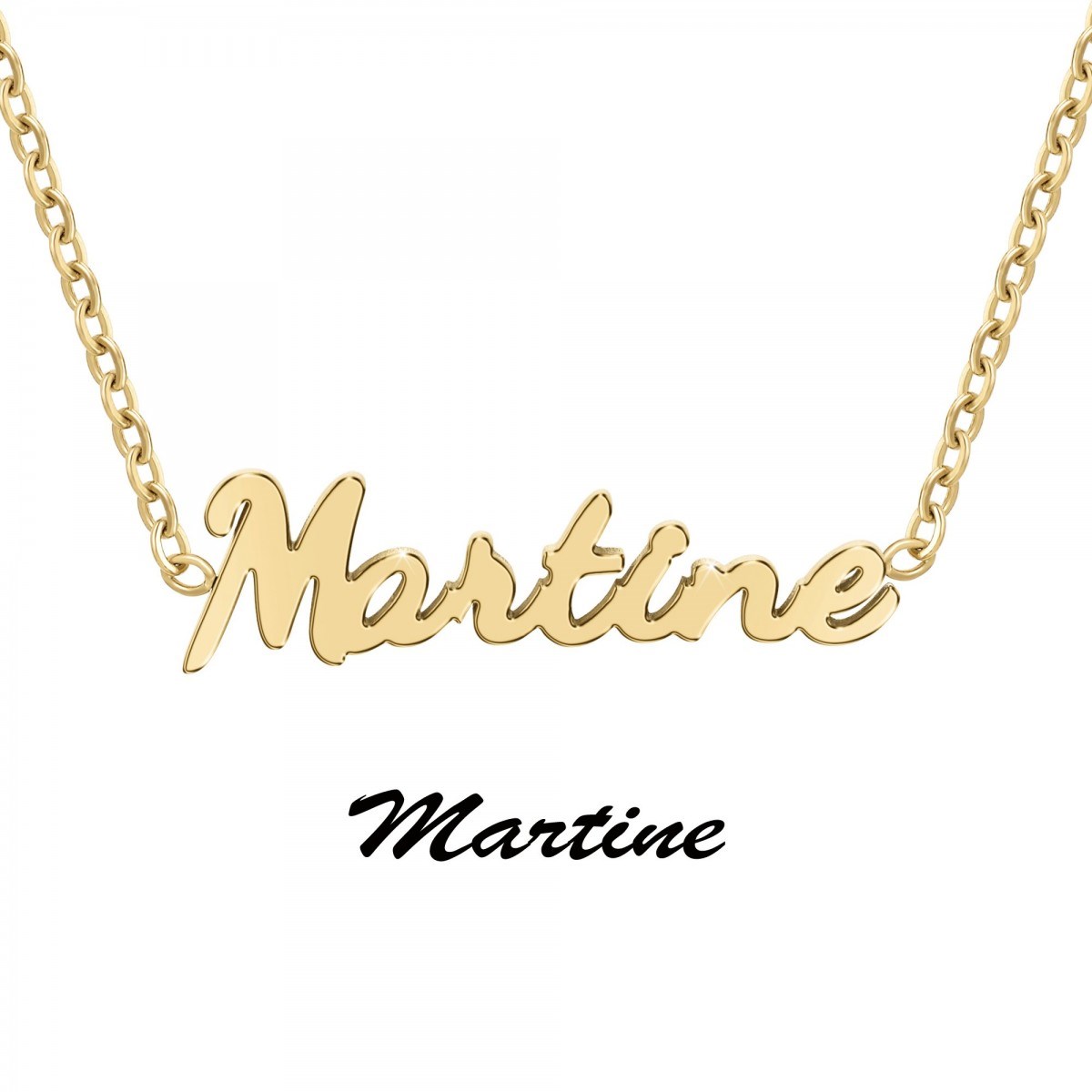 Martine - Collier prénom
