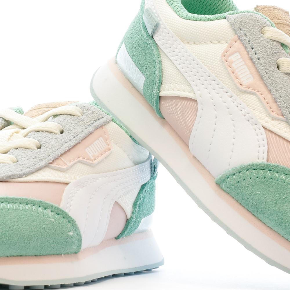 Puma Baskets Verte/Rose Fille Puma Future Rider Animal Crossing