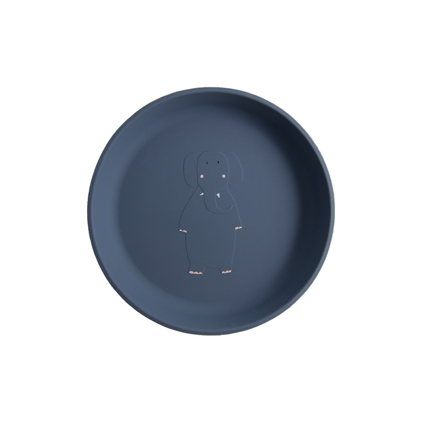 Assiette en silicone - Mrs Elephant