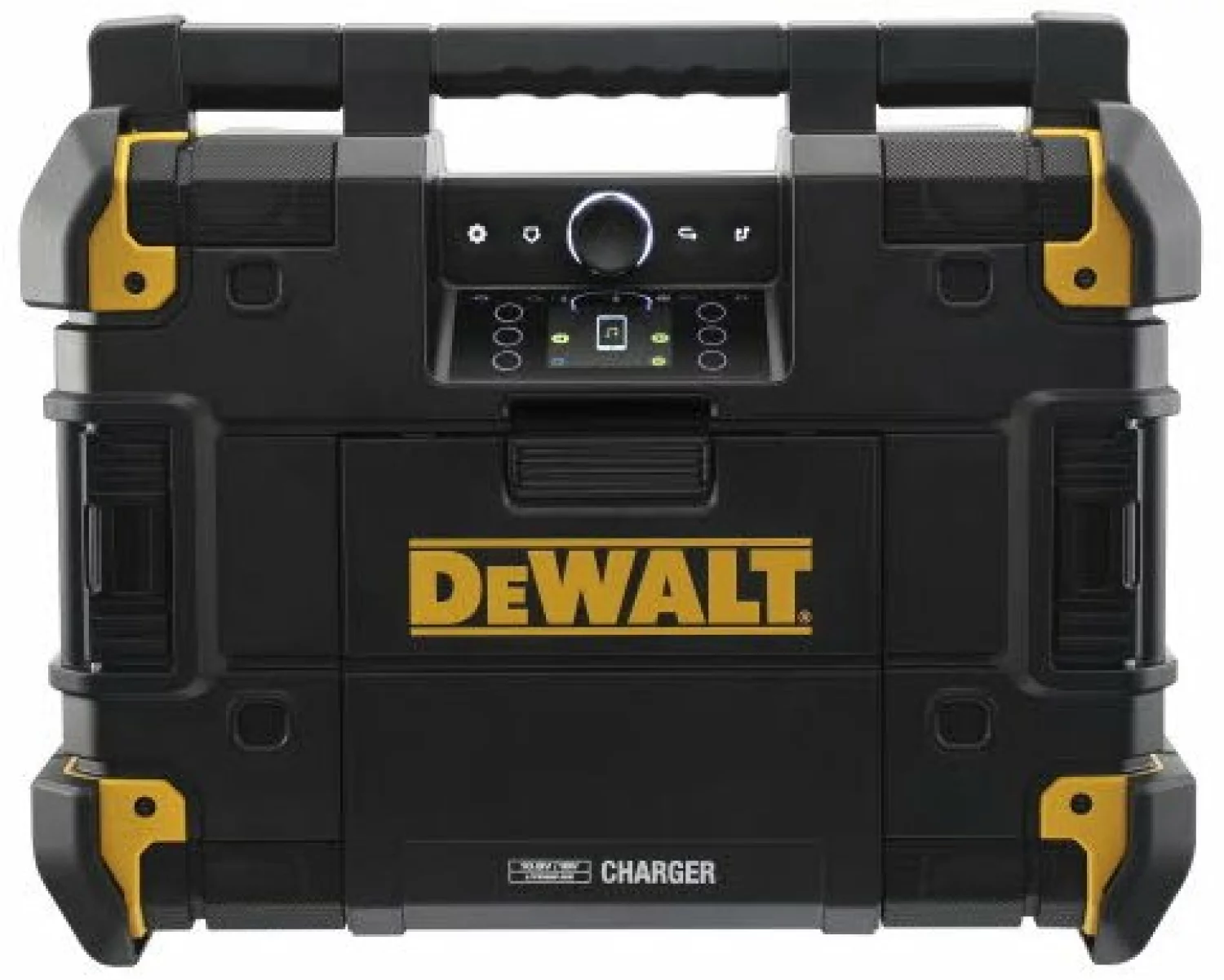 DeWALT DWST1-81078 10,8-54V Li-Ion accu TSTAK radio met oplaadfunctie - werkt op netstroom & accu