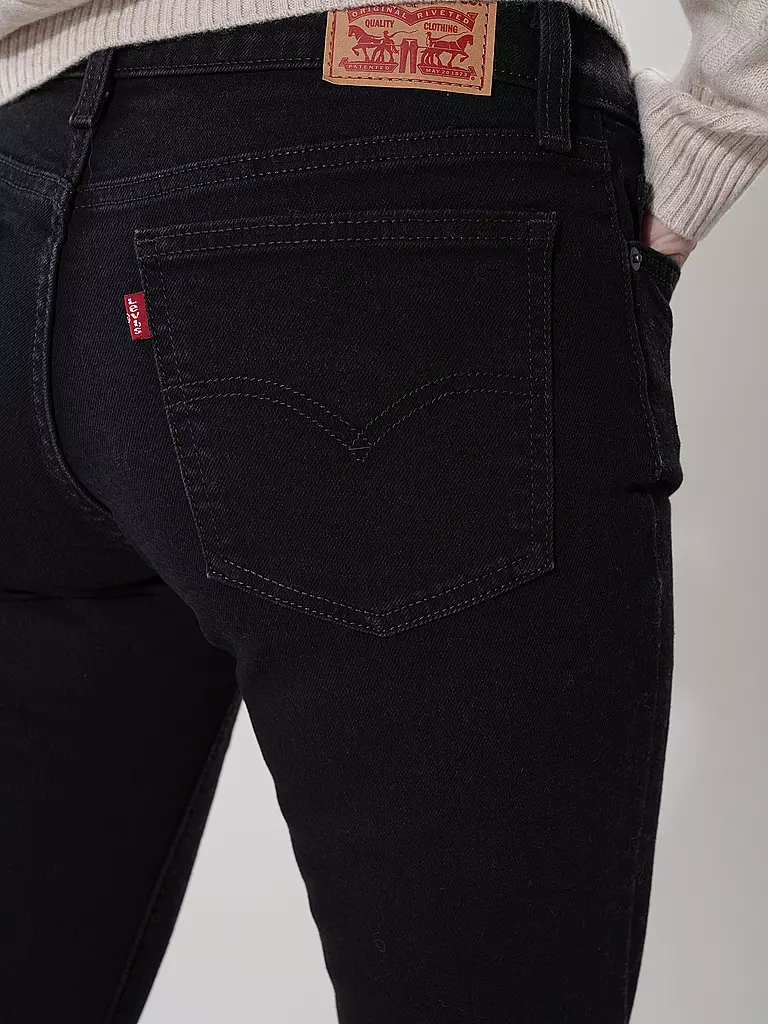 LEVI'S® Jeans Bootcut Fit SUPERLOW schwarz