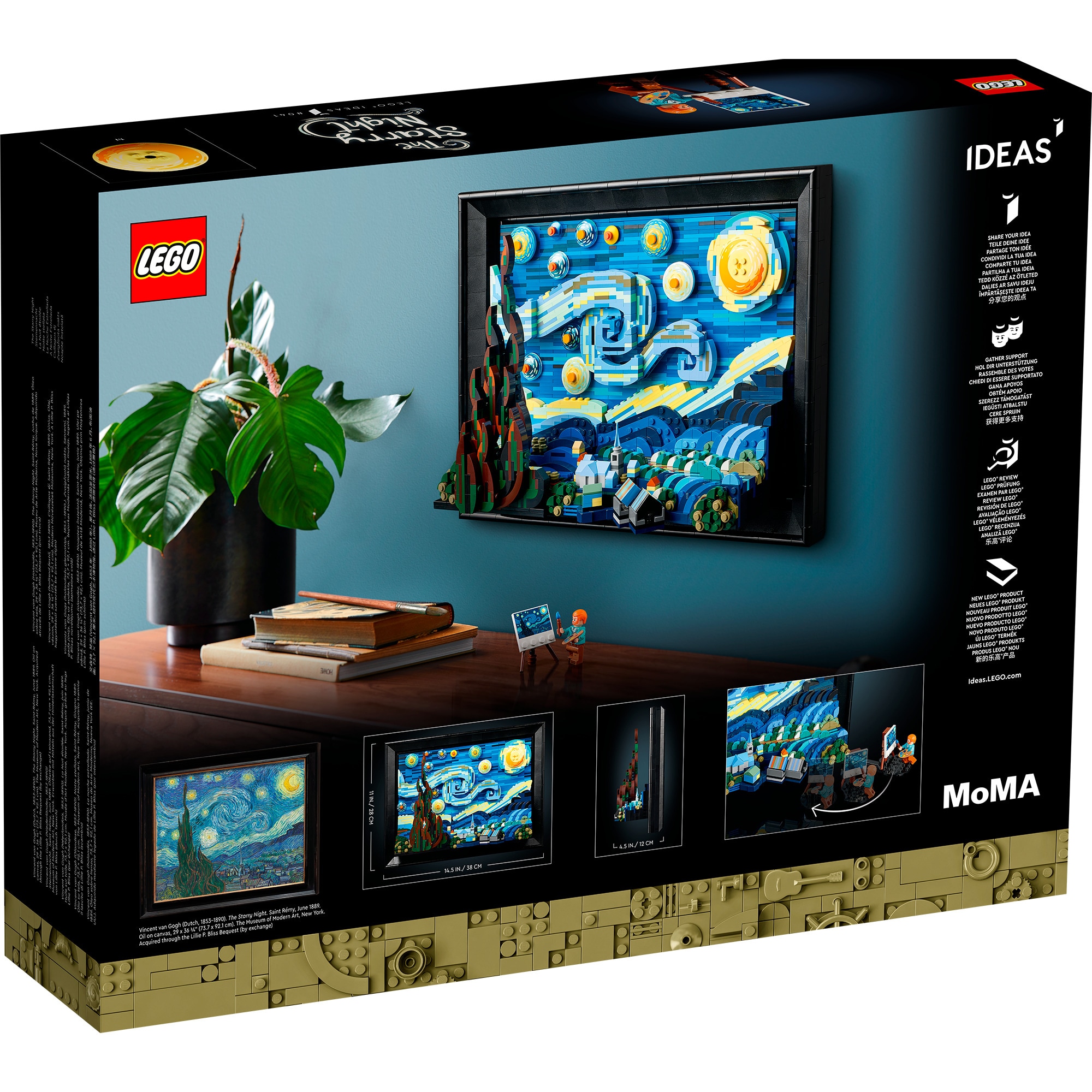 LEGO Konstruktionsspielzeug Ideas Vincent van Gogh – Sternennacht