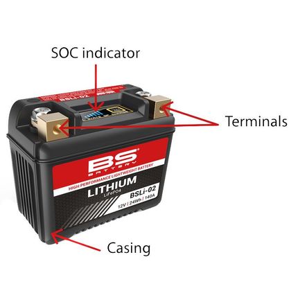 Batterie BS Battery Lithium ion BSLI-01
