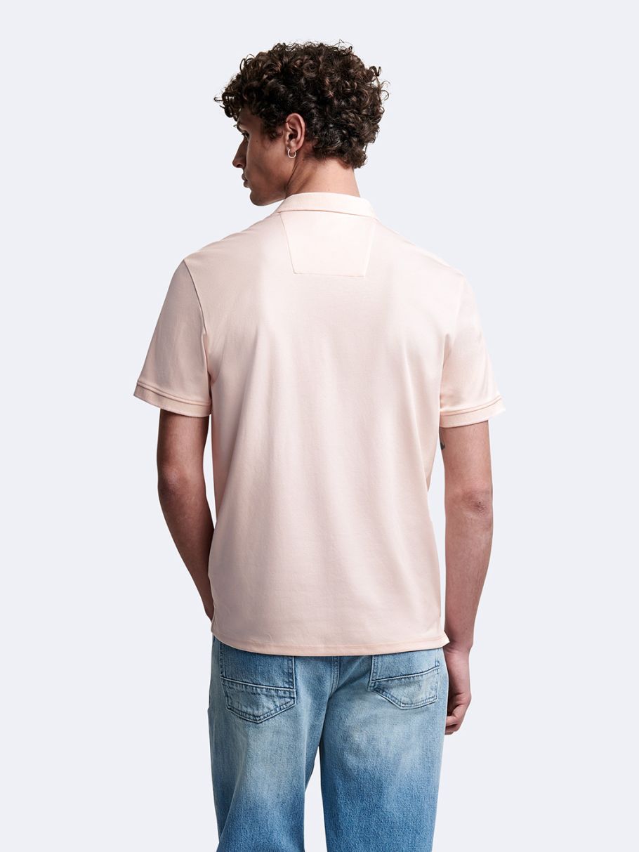 Polo à manches courtes uni