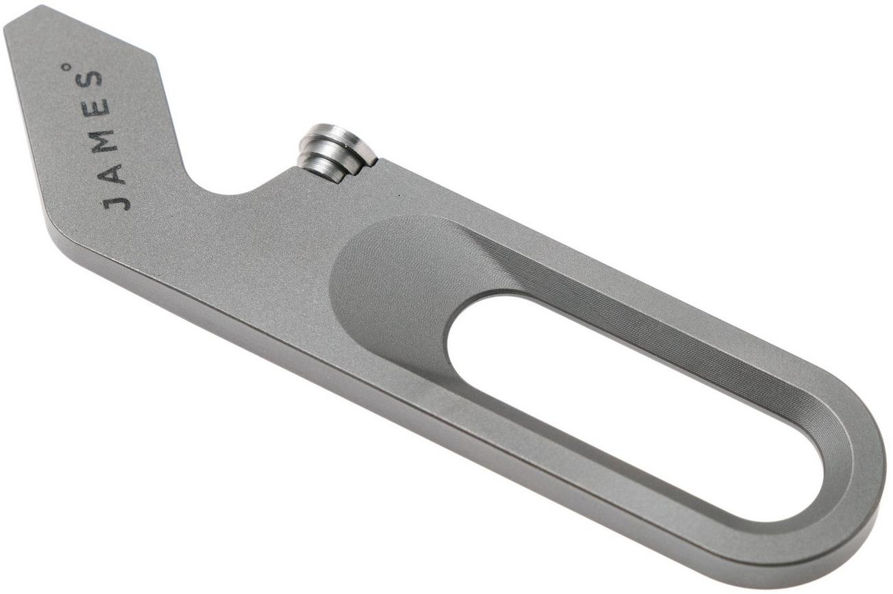 The James Brand Halifax, titanium, sleutelhanger