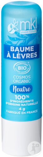 MKL Green Nature Baume A Lèvres Bio Neutre Stick 4g