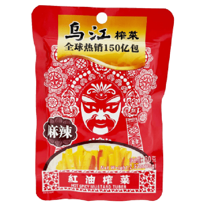 Wujiang Hete Pittige Mosterdknol 80g