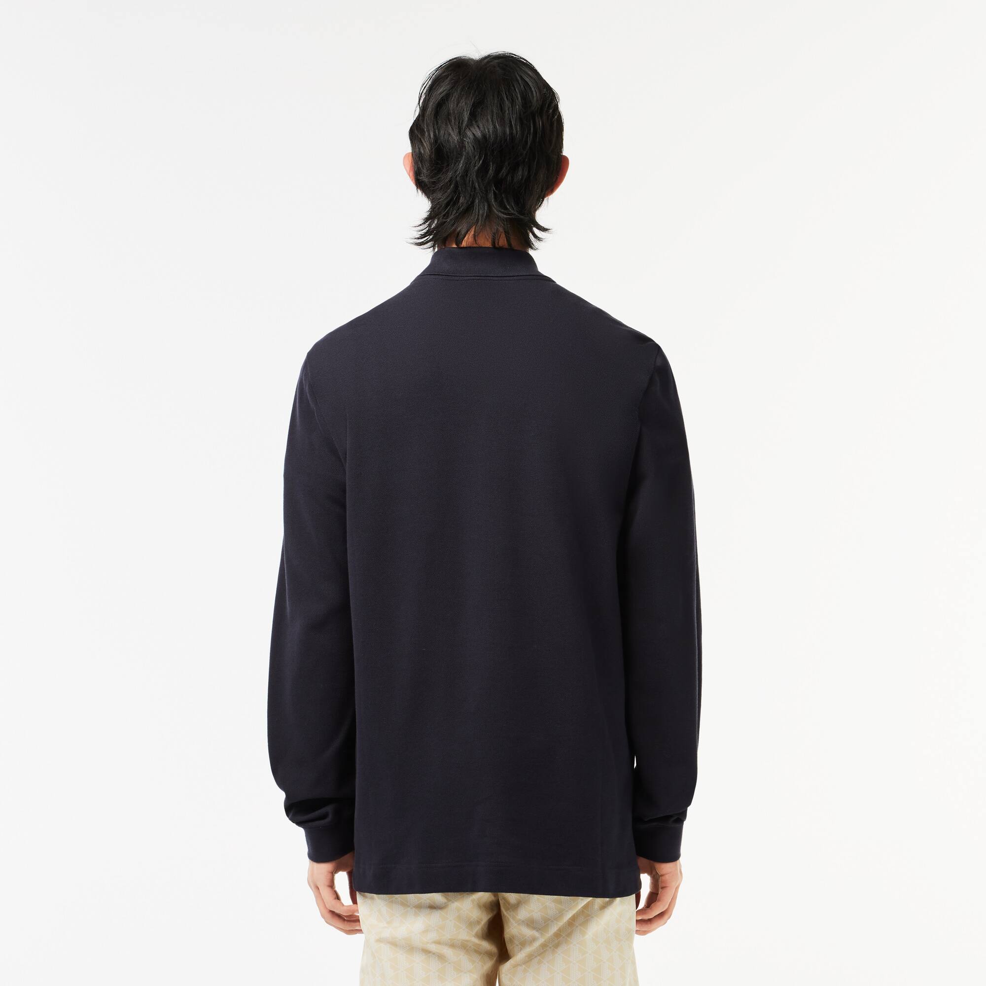 Polo manches longues Original L.12.12 avec badges iconiques Manches Longues - Bleu - Lacoste - Homme