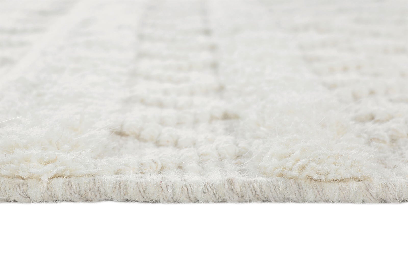 Teppich Kelim Stockholm 70 x 140 cm Creme