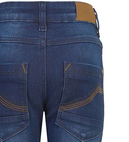 Minymo Hosen - Stretch Slim Fit - Dunkelblauer Denim