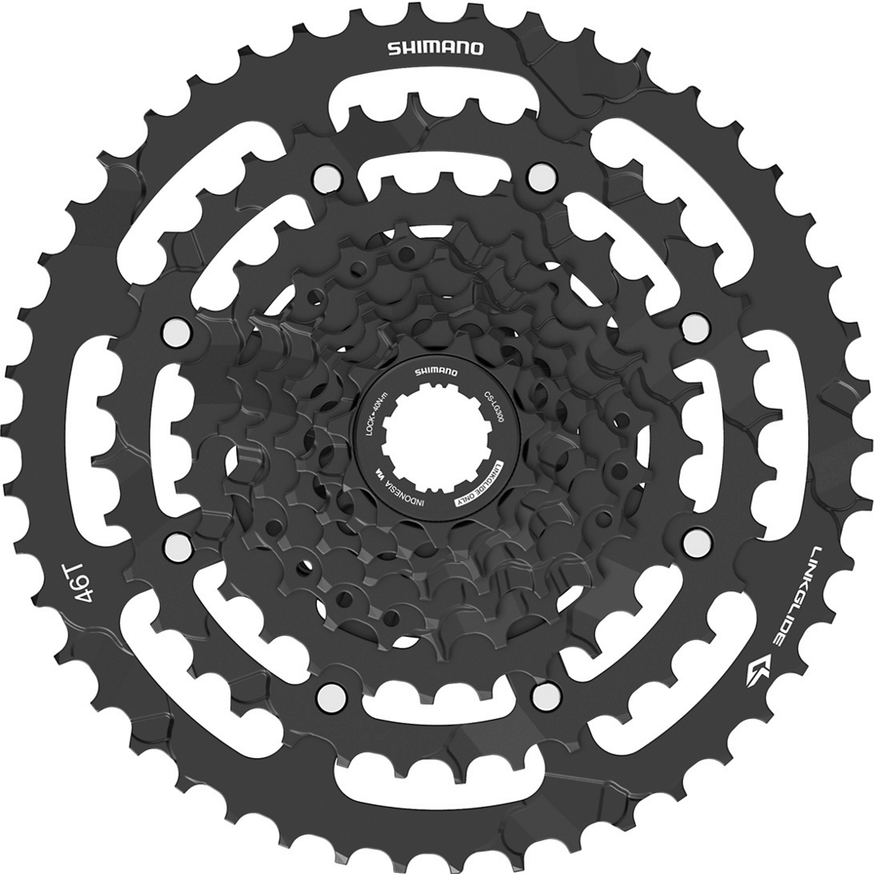 Shimano Cues LG300 LinkGlide 9-speed Cassette