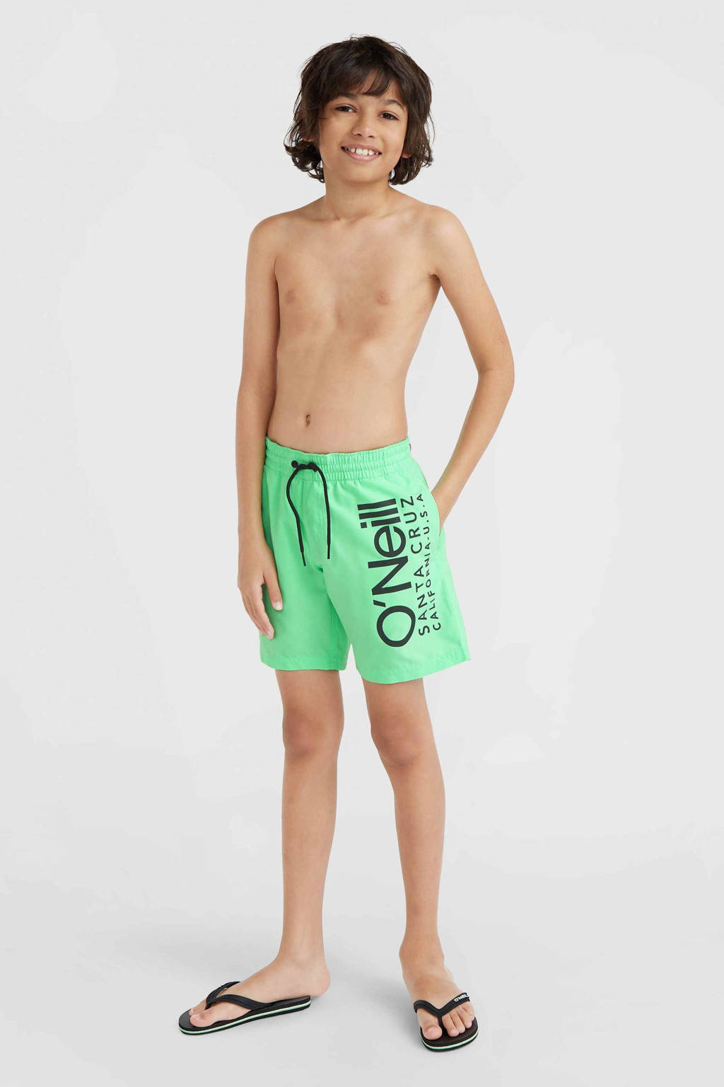 zwemshort Cali neon groen