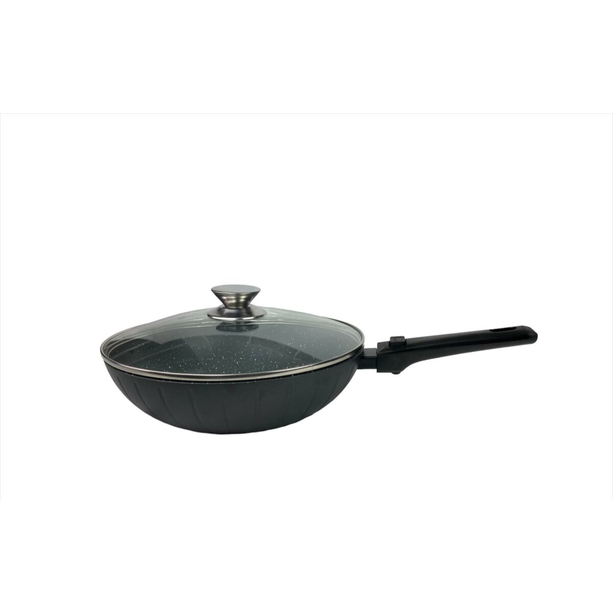 Pfanne abnehmbarer Griff 32cm Induktion Deckel Anti Haft Bratpfanne