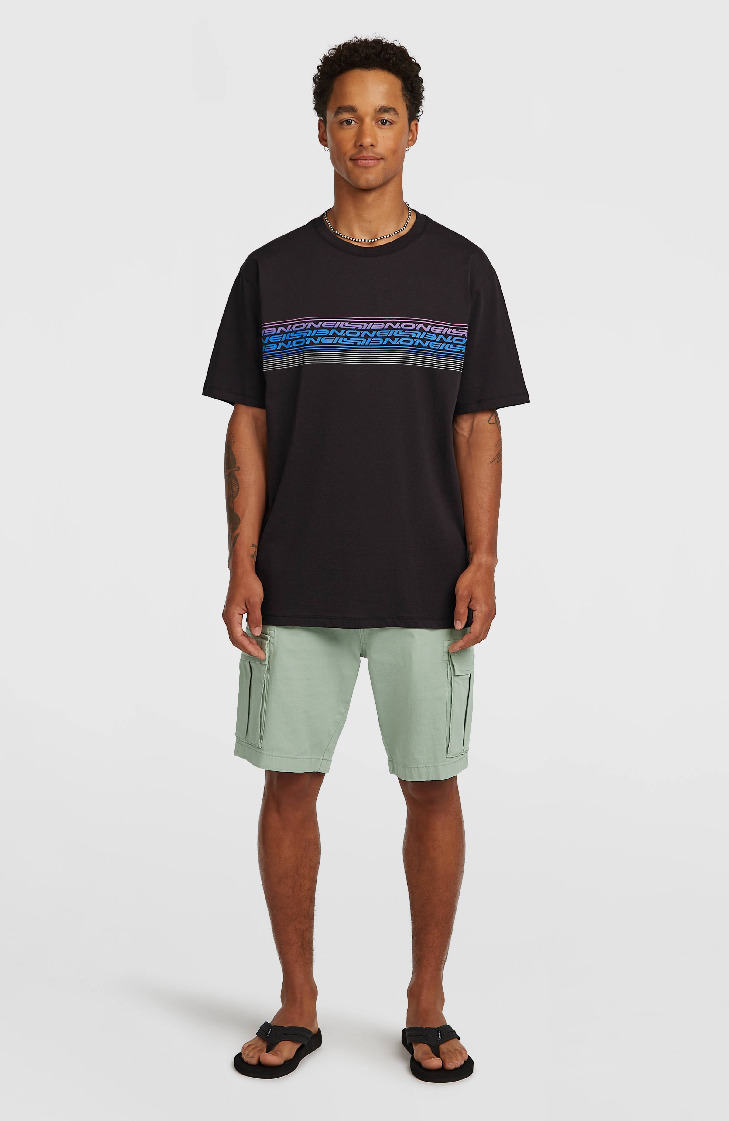 O'Neill Logo Stripe T-shirt