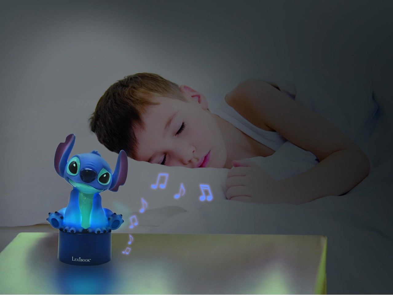 Lexibook - Stitch natlampe med højttaler