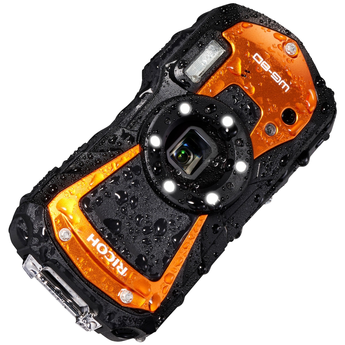 Ricoh kompaktkamera WG-80 (oransje)