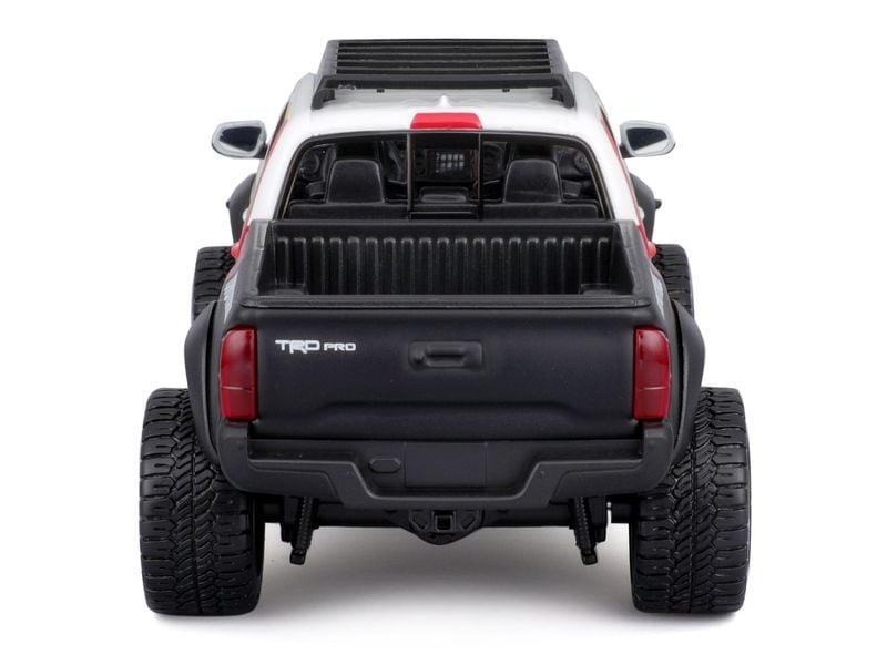 Maisto Pick-up Toyota Tacoma TRD Pro 2023 1:24, Weiss Sammlermodell im Massstab 1:24