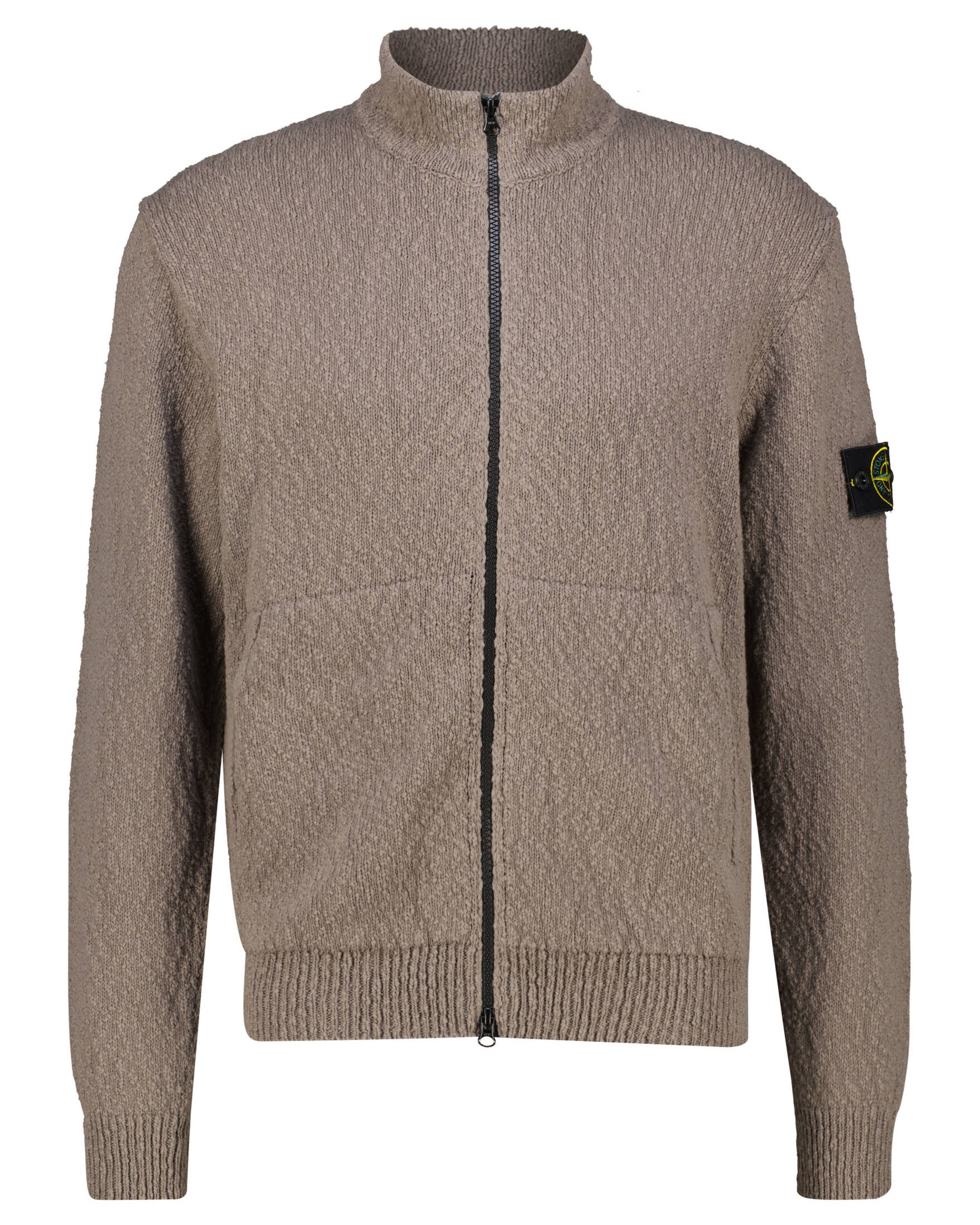 Stone Island| Herren Strickjacke aus Baumwolle mit Leinen Relaxed Fit