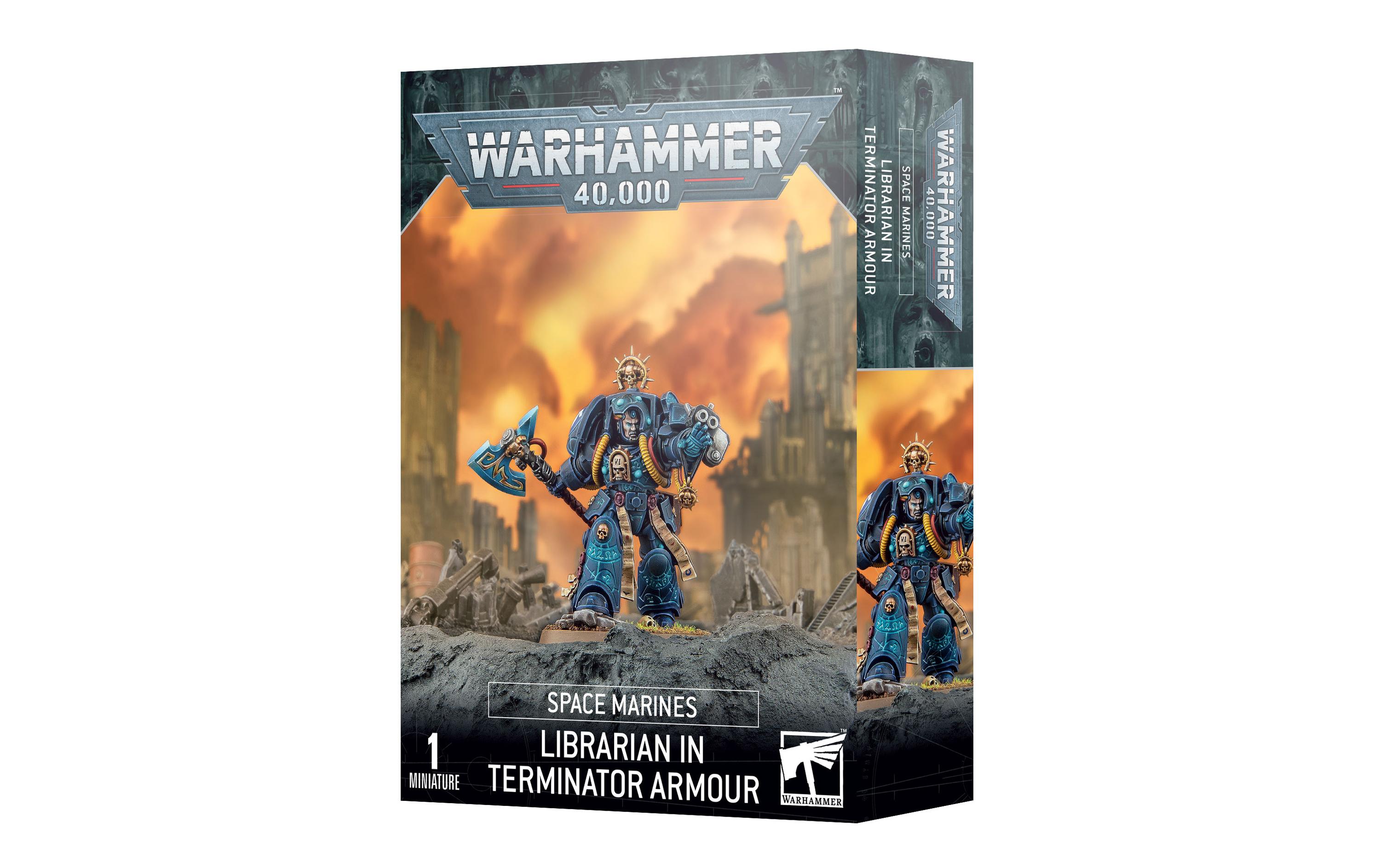 Figur Warhammer 40.000 Scriptor in TerminatorrüstungWarhammer 40K Space Marines Miniatur