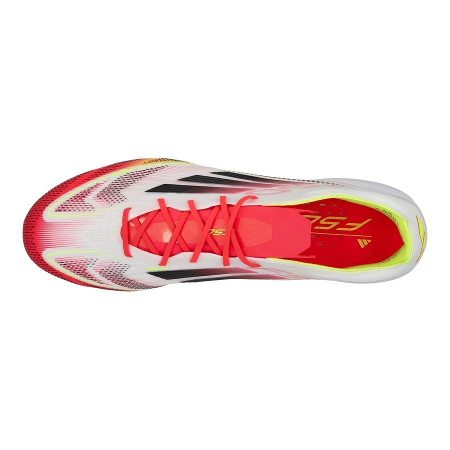 adidas F50 Elite SG Pure Victory - Blanc/Noir/Jaune