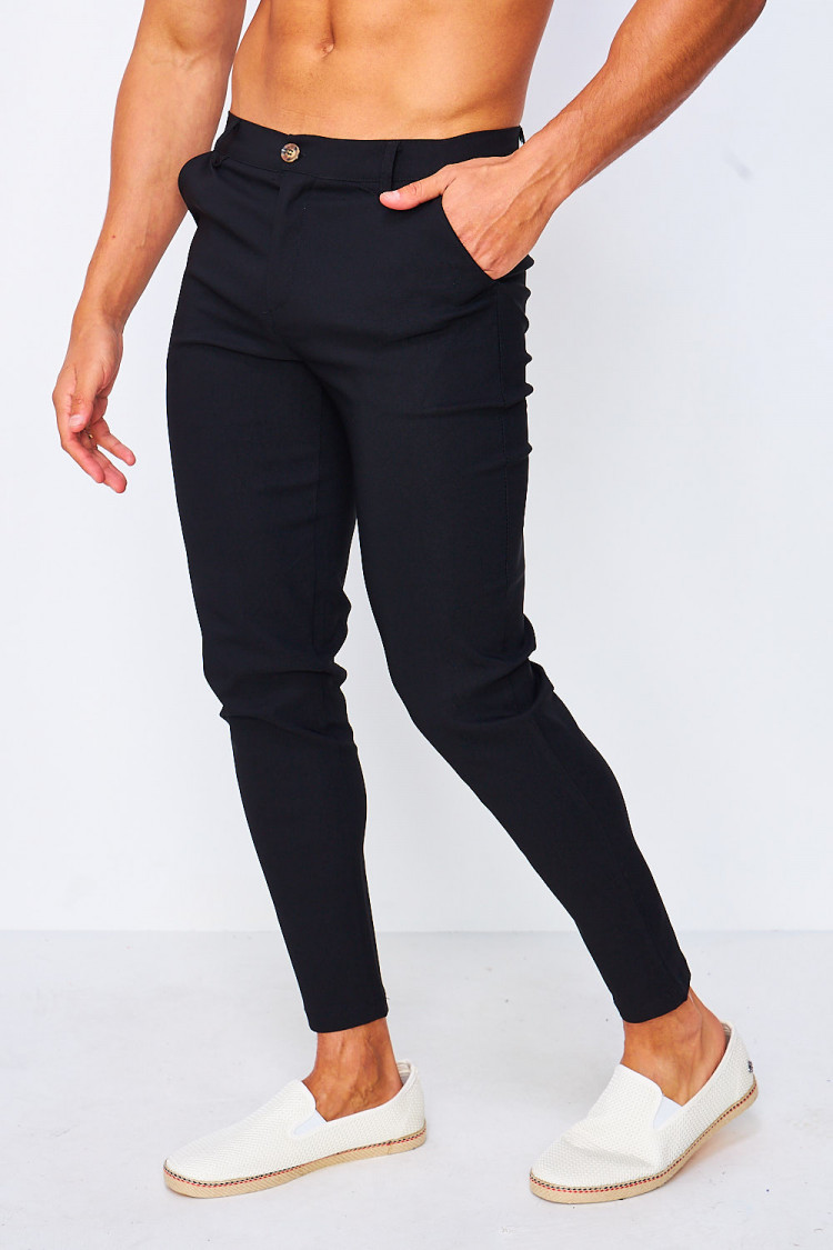 Pantalon chino noir