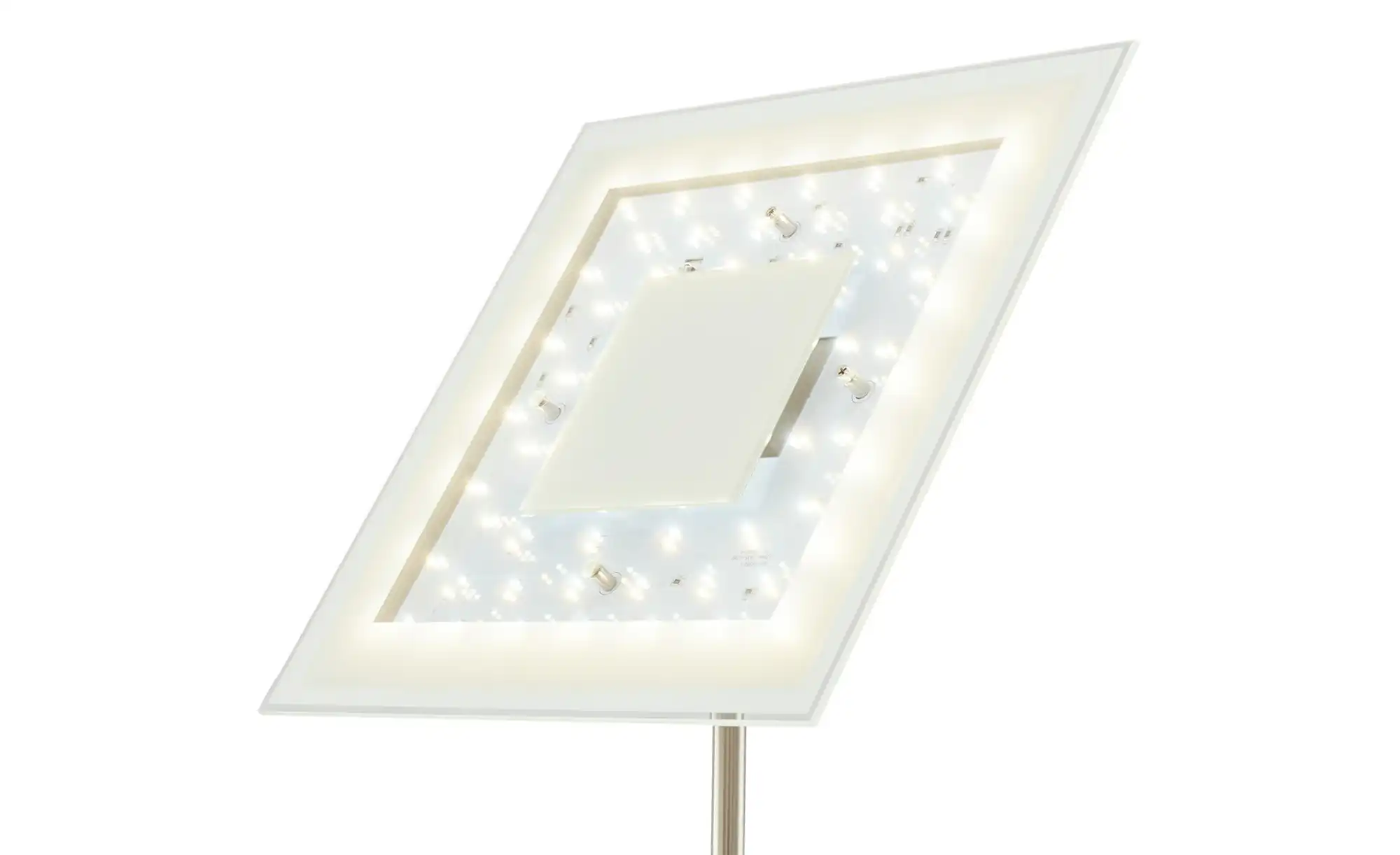 LED-Deckenfluter, 2-flammig mit Fernbedienung `eckig´