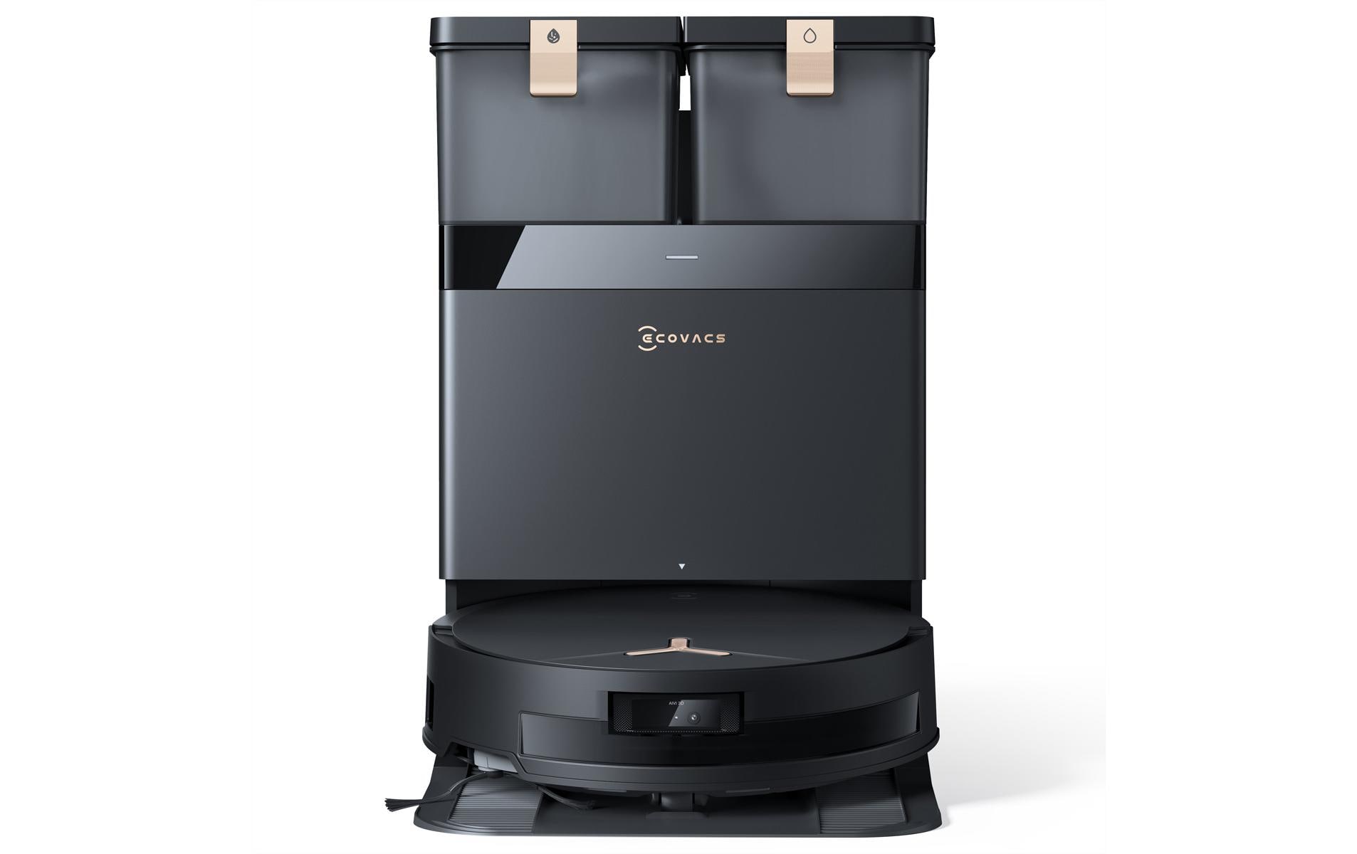 Saug- und Wischroboter Deebot T50 Max Pro Omni Schwarz<br>Hochleistungs-Saugroboter mit innovativer Wischfunktion und automatischer Absaugstation für eine tiefenreine Reinigung